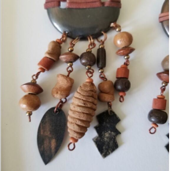 Earrings boohoo terracotta south west - Picture 5 of 11